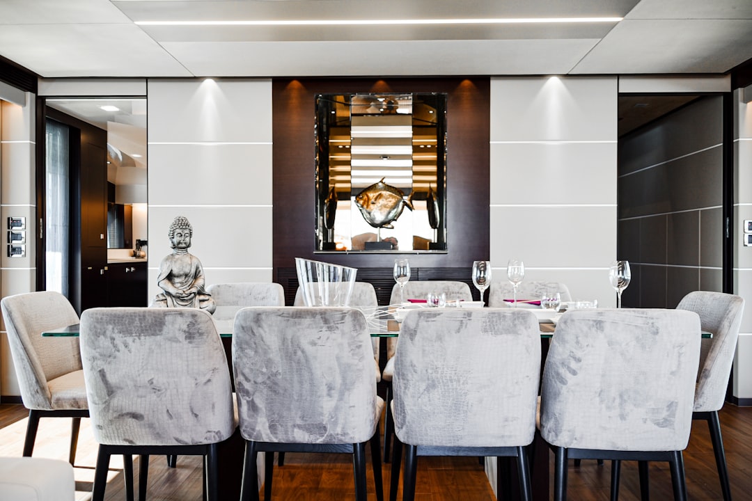 Luxury catamaran interior