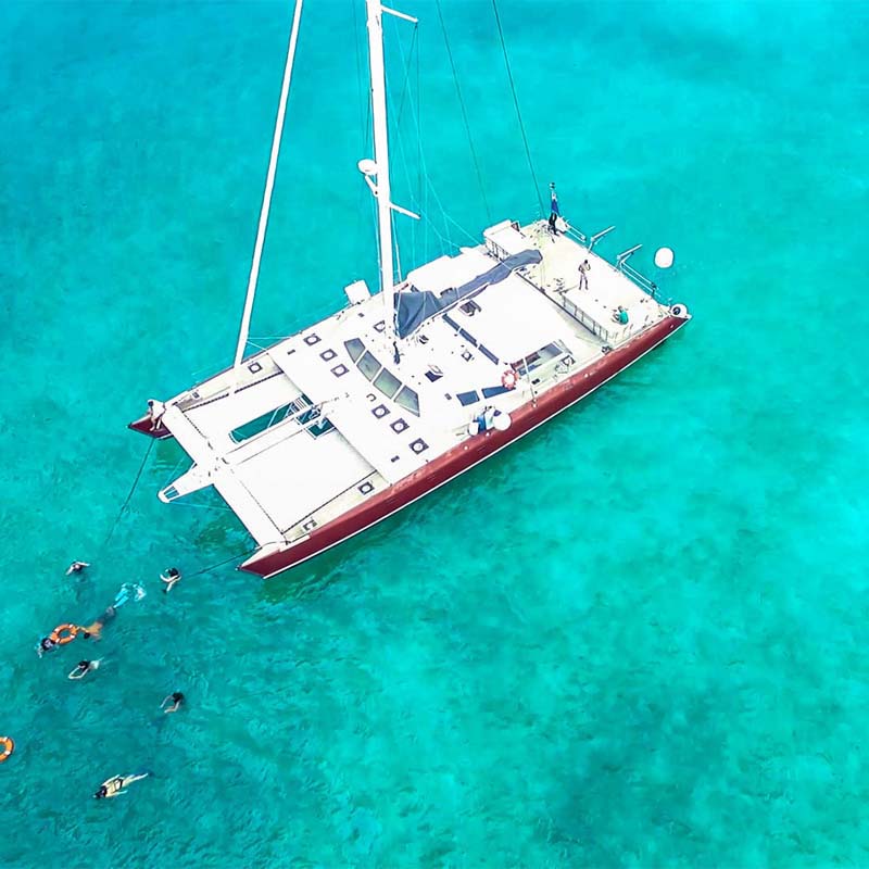 paradise catamarans puerto morelos